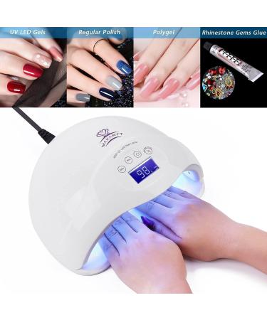 Makartt 48W LED UV Nail Lamp - Gel Nail Dryer with 3 Timer Auto Sensor - Buy Online on GoSupps.com