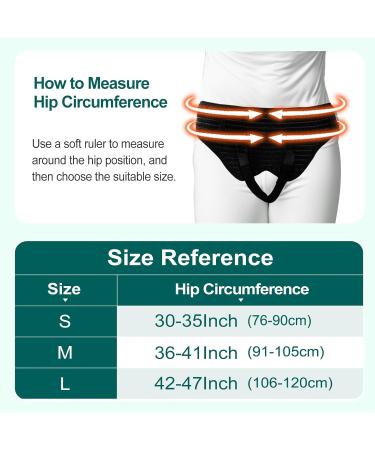 Lefeke Hernia Belt for Men - Adjustable Inguinal Support Brace for Groin Pain Relief & Bilateral Hernias (Medium 4 Compression Pads - Buy Online on GoSupps.com