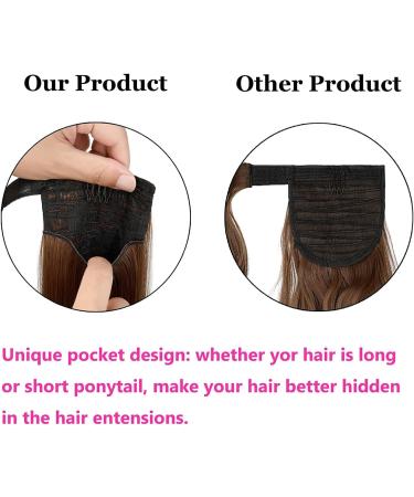 KARLOR Ponytail Hairpiece 60 cm Straight Synthetic Hair Piece Braid Hair Extension for Women - Buy Online on GoSupps.com
