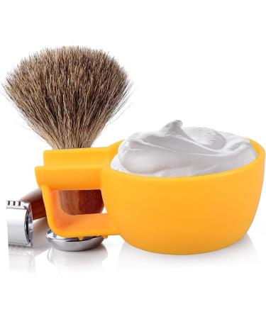 Outanaya Shaving Foam & Soap - Decorative Shaving Bowl & Plastic Razor Container for Effortless Grooming | International Shipping Available - Buy Online on GoSupps.com