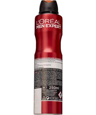 L'Oreal Paris Men Expert Stress Resist Deodorant 250 ml Pack of 6 Fresh 1 count (Pack of 1) - Buy Online on GoSupps.com