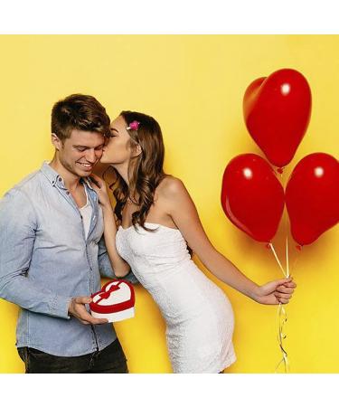 Valentine's Day Glitter Heart Hair Clips - Red & Pink Alligator Clips for Women & Girls - Buy Online on GoSupps.com