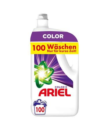 Ariel Liquid Detergent 100 Loads Color+ Powerful Stain Removal From The First Wash New