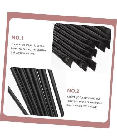 MUSISALY 12pcs Eyeliner Brush Fine Women Eyeliner Brush Winged Makeup Brush Liner Brush for Eyes 14.5x0.7x0.5cm Black - Buy Online on GoSupps.com
