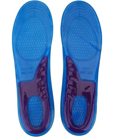 Alomejor Gel Sport Insoles - Orthopedic Massage & Shockproof Silicone Inserts for Men & Women | Comfortable & Deodorant | Sizes L (44-50) - Buy Online on GoSupps.com