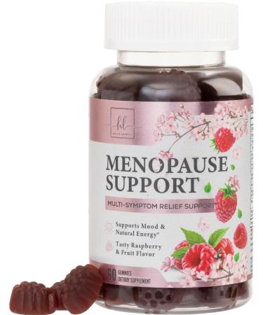 Menopause Supplements for Women Gummy - Menopause Relief Gummies Natural Hot Flash and Night Sweats Support - Perimenopause Energy Support Supplement Tasty Raspberry Pomegranate - 60 Gummies - Buy Online on GoSupps.com
