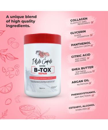 Ibelli Capelli Botox for Hair - Formaldehyde-Free Hair Treatment - Anti-Frizz & Volume Reduction - 35.2 oz - Repair & Smoothing - Buy Online on GoSupps.com