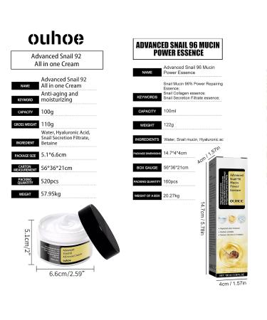 Buy Greevener Korean Snail Collagen Lifting & Firming Cream | Advanced Snail 92 All-in-One Moisturizer & Serum for Wrinkle Repair - Ships Internationally - Buy Online on GoSupps.com