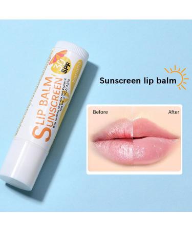 AURONUT SPF 30 Sunscreen lip balm pack of 3 banana coconut watermelon 3 different flavors with smoothing aloe vera vitamin E for moist lips - Buy Online on GoSupps.com