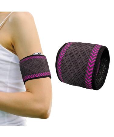 Diabetes Arm Band for Insulin Pod Monitoring Systems - Omnipod Dexcom Protects Insulin Pod - Washable and Reusable Replace Adhesive Patches Tape (S  Purple) S Purple