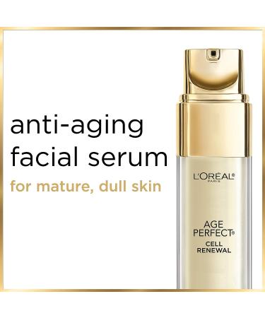 L'Oreal Paris Age Perfect Cell Renewal Golden Face Serum 1oz - Anti-Aging Skincare - Buy Online on GoSupps.com