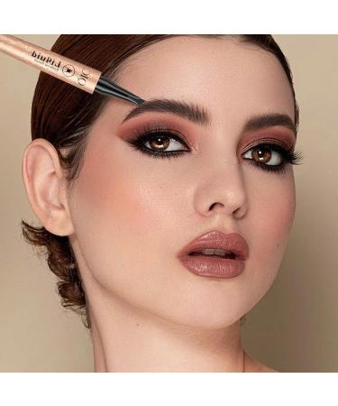 Eyebrow Pencil Waterproof Eyebrow Pencil 2024 New 3D Magic Waterproof Eyebrow Pencil with 4 Tips Natural Looking Eyebrows Dark Brown Suitable for Boys and Girls - Buy Online on GoSupps.com