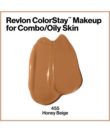 Revlon Colorstay Liquid Foundation Makeup SPF 15 - Honey Beige (455) 30 ml - Pack of 1 - Buy Online on GoSupps.com