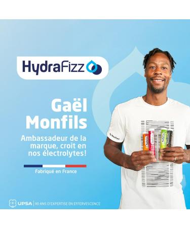 UPSA - Hydrafizz Sport - Compl ment Alimentaire Sport & Hydratation - lectrolytes Glucose Ginseng Vitamine C & BCAA - Go t Orange - Fabriqu en France - 16 Comprim s Effervescents - Buy Online on GoSupps.com