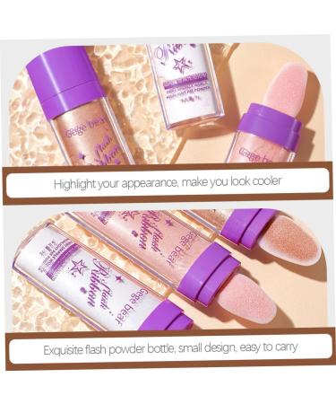 POPETPOP 3pcs Highlight Pat Powder Face Powder Loose Glitter Makeup Glitter for Hair and Body Brighten Voss 13.5x3.3cm Assorted Color - Buy Online on GoSupps.com