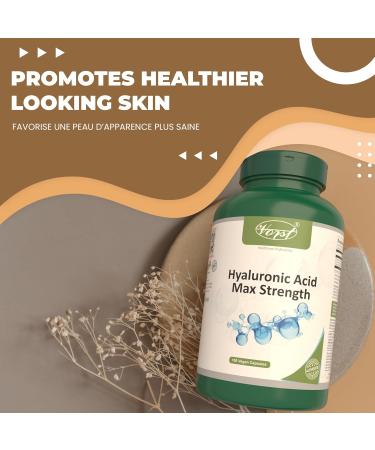 VORST Hyaluronic Acid Max Strength 200mg 180 Vegan Capsules | High Molecular Weight | Supplement for Skin & Joints | Powder Pills | 1 Bottle 180 count (Pack of 1) - Buy Online on GoSupps.com