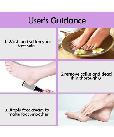 XMOSNZ Pedicure Kit - Professional Stainless Steel Foot Scrubber & Foot Care Tools Set - Buy Online on GoSupps.com