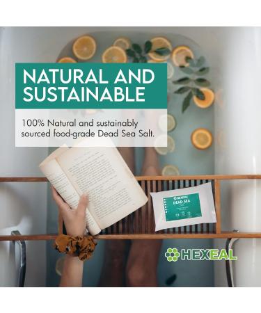 Hexeal Dead Sea Salt | 2kg Bag | 100% Natural FCC Food Grade - Buy Online on GoSupps.com