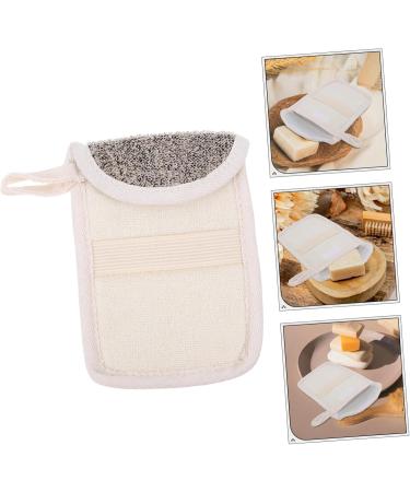 Healeved 6 Pcs Handmade Soap Storage Bag Toilet Bags Foaming Net Sponge Deep Cleanse Bar Soap Black Flax - Buy Online on GoSupps.com