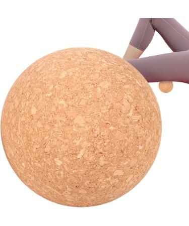 Muscle Ball - Portable Cork Massage Ball for Deep Tissue Therapy | 8cm Cork Yoga Ball for Wellness Routine - Buy Online on GoSupps.com