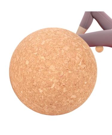 Yoga deep tissue massage fitness cork scooters muscle tension balls trigger point therapies and self-myofascial relaxation physiotherapy equipment perfect use for men and women diameter 10cm