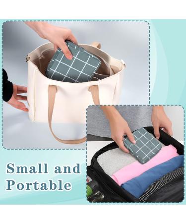PAGOW 3pcs Sanitary Napkin Storage Bag - Portable Reusable Menstrual Pad Zipper Bags for Women & Teen Girls - 5x1.5x5 inch - Buy Online on GoSupps.com