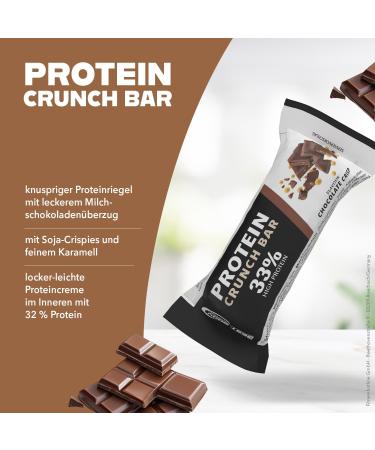 Fitnesshotline Best Body Nutrition Protein Crunch Bar 33 12x35g Chocolate Crisp Bars Protein Bars Chocolate Crisp 12x35g - Buy Online on GoSupps.com