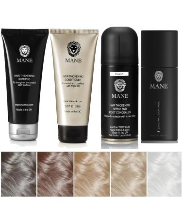 MANE Hair Thickening Spray Travel Pack (Light Brown) - Buy Online on GoSupps.com