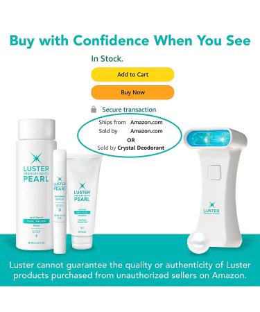 Luster Premium White 2-Minute Pearl Infused Teeth Whitening Kit - Fast Whitening Set with Whitening Rinse & Serum - Mint Infused Formula - Buy Online on GoSupps.com