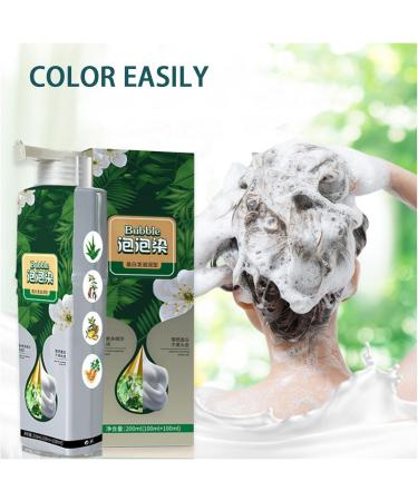 Natural Plant Hair Dye Herbal Hair Dye 100ml Bubble Plant Hairdressing Herbal Dye Hair Color Hair Dye Cream Brown - Buy Online on GoSupps.com