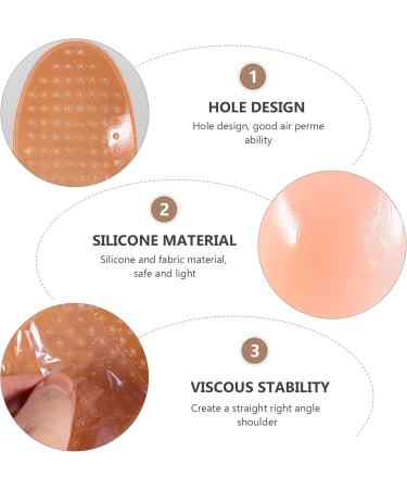 Buy BUIFULSIC 4 Pairs Non-Slip Silicone Shoulder Pads - Shoulder Protectors & Amplifiers | Pure Gel Non-Slip Mat 13x8x2.5cm - International Shipping Available - Buy Online on GoSupps.com