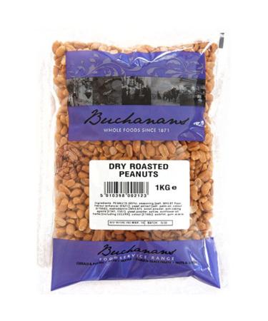 Buchanans Dry Roasted Peanuts 1kg. Dry Roasted Peanuts Ideal for cooking baking and snacking