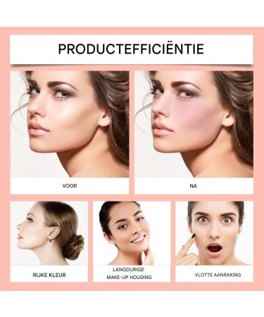 Nictules Blush PowderPowder Blush Face Makeup Long Lasting Buildable Shine Makeup Lightweight Cosmetics For All Skin Tones Women Girls Travel Wedding Party Nude - Buy Online on GoSupps.com