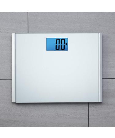 Precision Plus Digital Bathroom Scale - 440lb Capacity - Silver - Buy Online on GoSupps.com