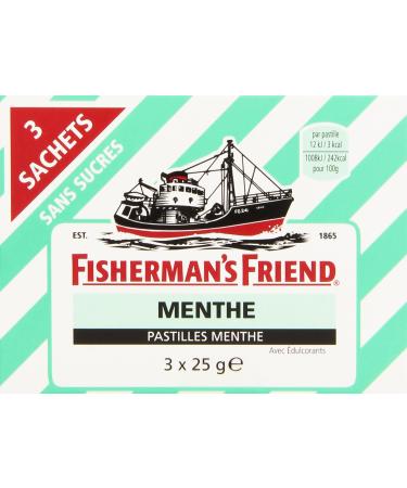 Fishermans Friend Mint 3 x 25g Sachets