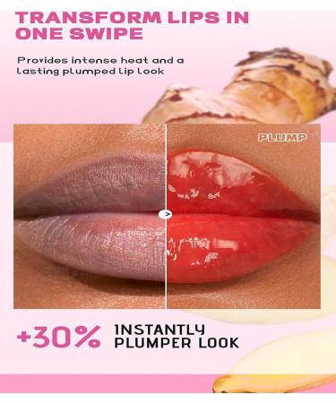 Plumping Lip Gloss for Women | Glossy Liquid Lipstick with Ginger Extract | Fuller Lips Lifter Gloss (#013 1 PCS - Buy Online on GoSupps.com