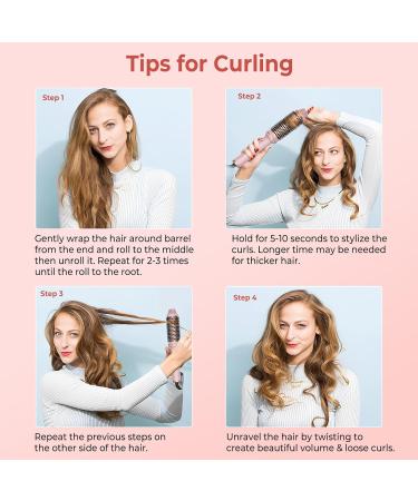 Thermal Brush 1.5 in Curling Brush Curling Iron Heated Curling Brush Ceramic Tourmaline Ionic Curling Comb 110-240V Travel Curling Iron LCD Display 10 Temperatures Heated Round Brush Volumizing Brush - Buy Online on GoSupps.com