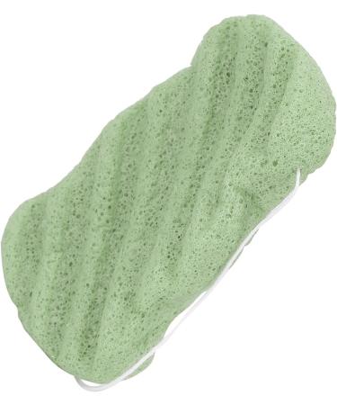 Verdant Touch Exfoliating Face Sponge Plant Fiber Facial Sponge Reusable Exfoliating Face Cleansing Puff Washable Portable Bath Puff Green - Buy Online on GoSupps.com