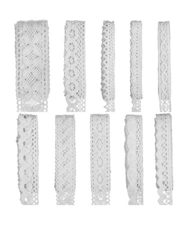  54 Yards Lace Trim Sewing Crochet Lace Ribbon, Vintage  Assorted Eyelet Lace Ribbons Roll for DIY Scrapbooking Dollies Wedding  Crafts Supply (Beige) : Arts, Crafts & Sewing