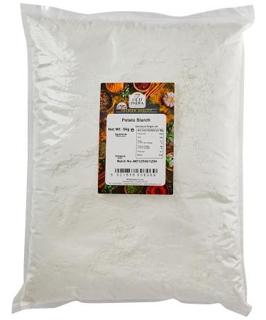 Old India Potato Starch 5kg 5 kg (Pack of 1)