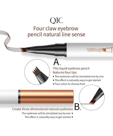 Eyebrow Pen - Micro-Fork Tip Applicator Eyebrow Pencil Brow Pen Eye Makeup Long-Lasting Eyebrow Pen Eyebrow Definer for Creates Natural Looking Brows Hersil 1# - Buy Online on GoSupps.com