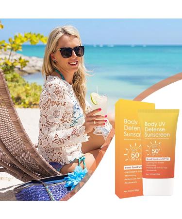 Sunscreen for Body Travel Sunscreen for Face and Body Non-Greasy Lightweight and Comfortable Texture Daily Care Makeup Outdoor Activities Beach Sports Travel - Buy Online on GoSupps.com