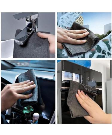 Sparklean Streak Free Microfiber Magic Cleaning Wipes Reusable Thickened Magic Cleaning Cloth Thickened Magic Cleaning Cloth for Home Window Mirror Glass and Cars (15pcs) - Buy Online on GoSupps.com