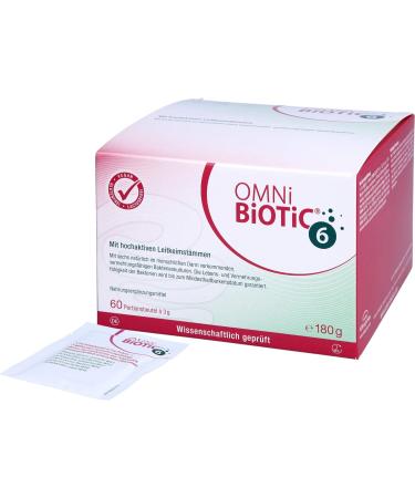 Omni Biotic 6 - Probiotic Supplement Pack (60 Pieces) | International Shipping Available - Buy Online on GoSupps.com