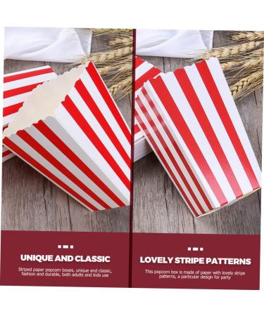HOMSFOU 50 Pcs Boxes Popcorn Carton Popcorn Holder Popcorn Bowl Popcorn Bags Movie Night Gift Popcorn Machine Popcorn Packets Popcorn Containers Gifts Popcorn Bucket Classic Paper Gift Bag - Buy Online on GoSupps.com