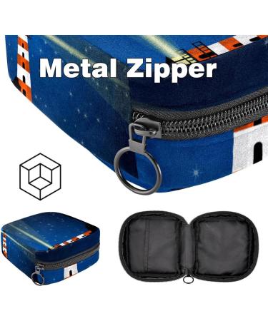 Shop Aesthetic Nautical Storage Bags for Women - Portable Menstrual Patch Pocket & Bandage Holder - Perfect for School & Office - Buy Online on GoSupps.com