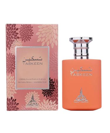 Paris Corner Taskeen Peach Tea Perfume Edp 3.4 Fl Oz - Fruity Unisex Fragrance for Men and Women