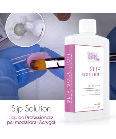 Acrygel Slip Solution 100ml - Softens & Facilitates Hybrid Gel Nail Modeling - 3.5 fl.oz - Buy Online on GoSupps.com