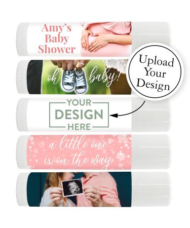 Custom Lip Balm Baby Shower Favors Personalized Lip Balm - Party Favor (Set of 24) - Buy Online on GoSupps.com