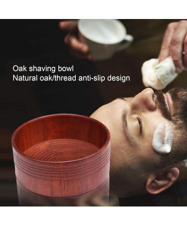 Beard Shaving Set - Wooden Bowl & Brush - Ultimate Mustache Grooming Tool for Men | International Shipping - Buy Online on GoSupps.com